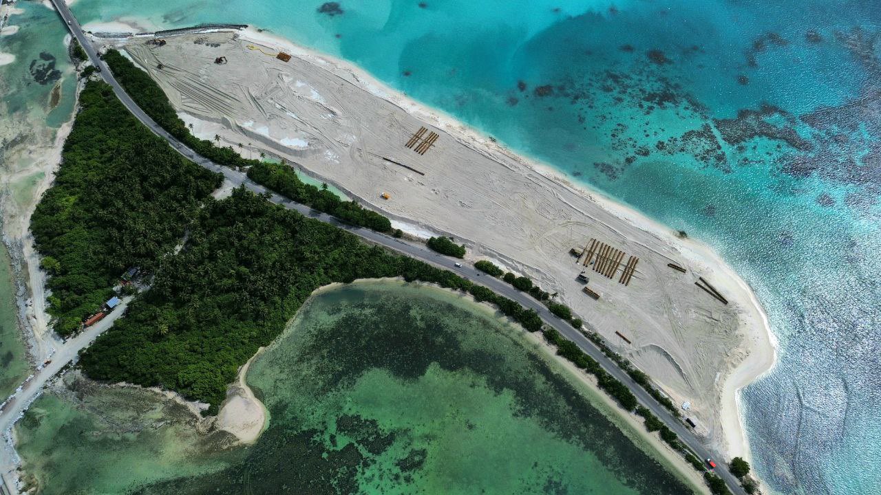 Land Reclamation Completed For Hankede Tourism Project In Addu