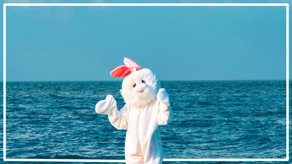 Easter Bunny at Lily Beach Resort & Spa