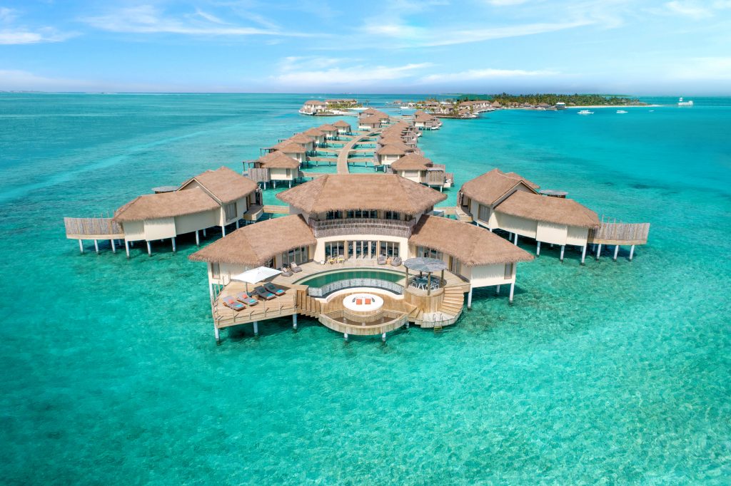 InterContinental Maldives - 3 Bedroom Overwater Pool Residence - Aerial