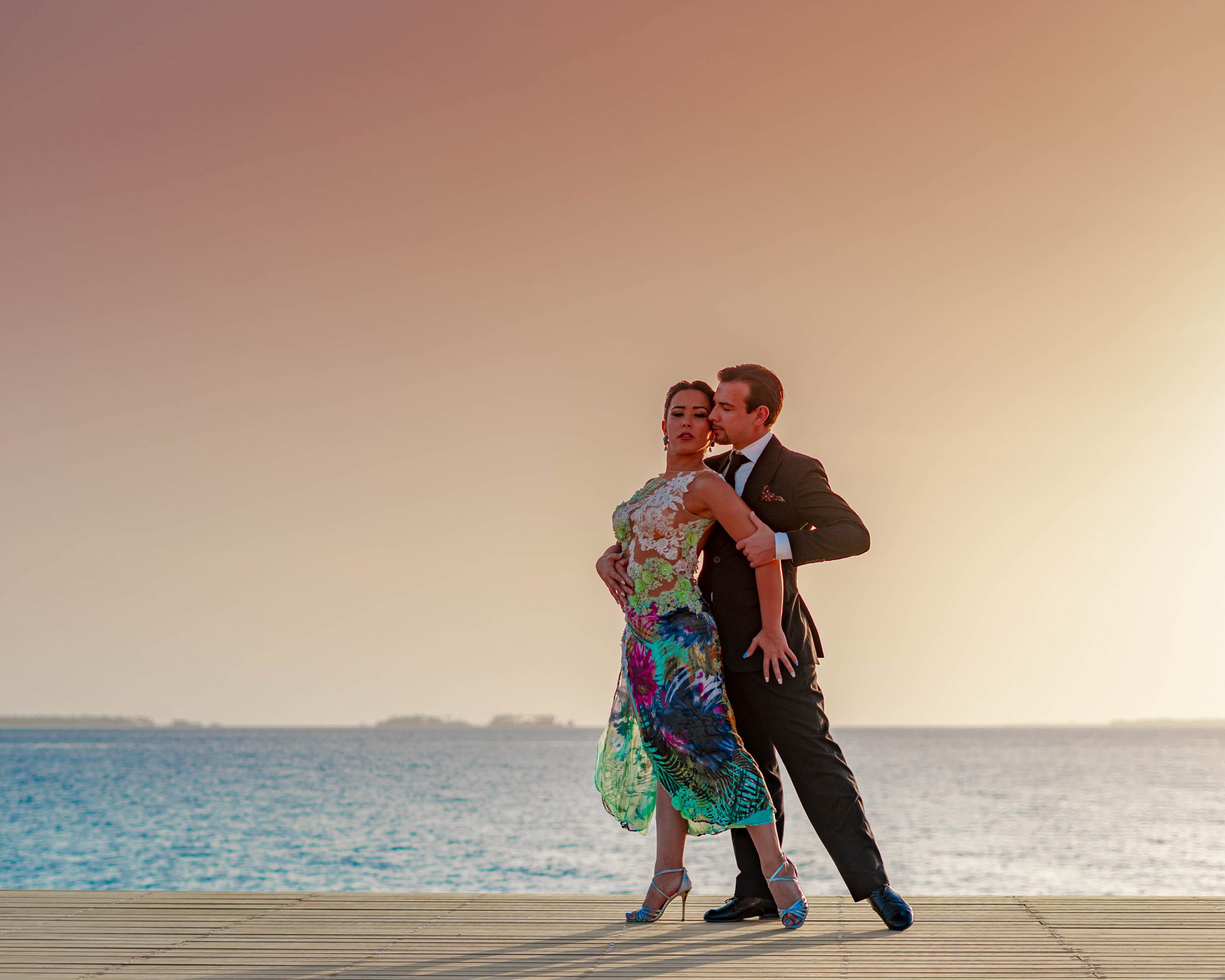 couple at sunset