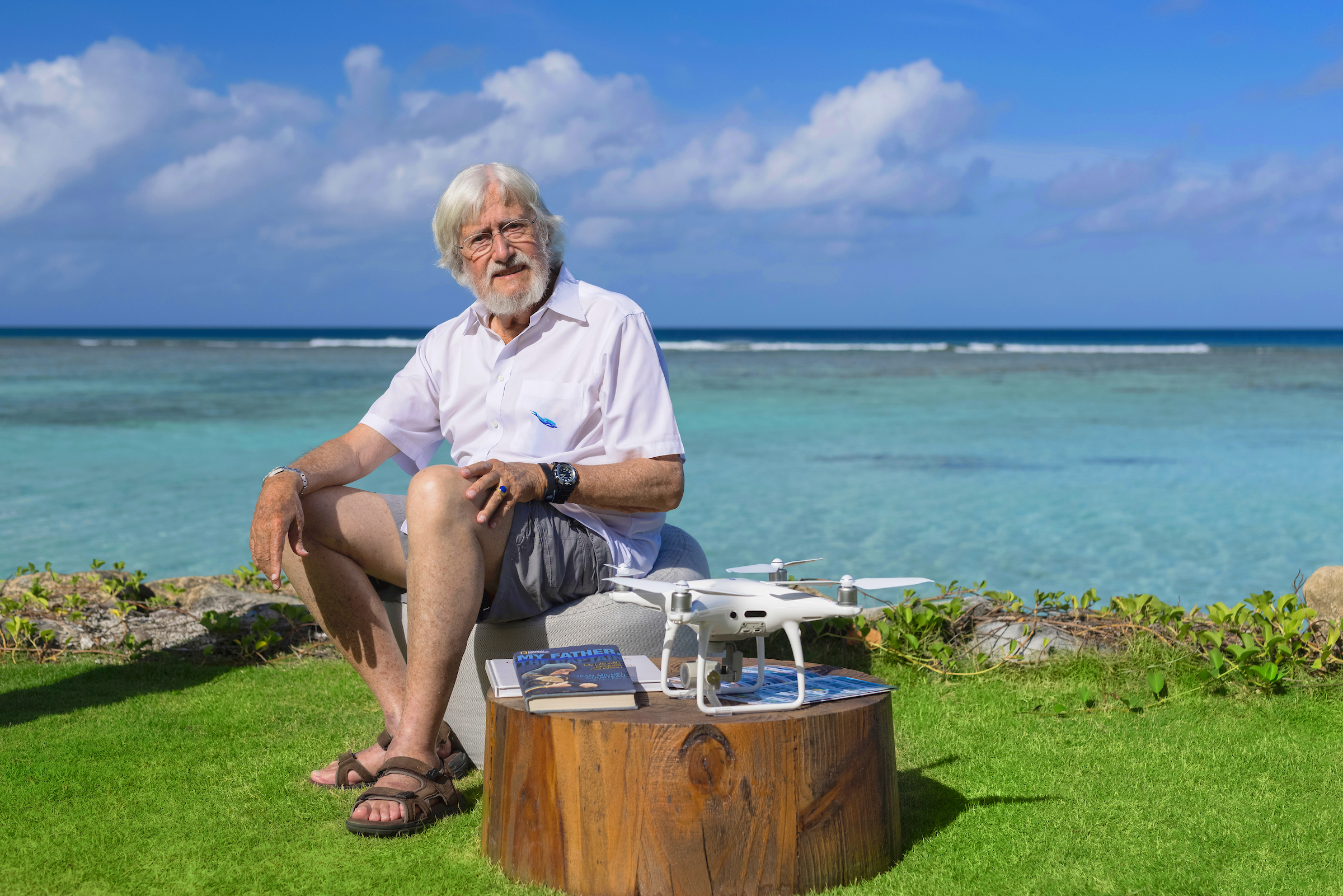 The Ritz Carlton Maldives, Fari Islands Jean Michel Cousteau Portrait 2