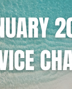 Maldives Resort Service Charge January 2023
