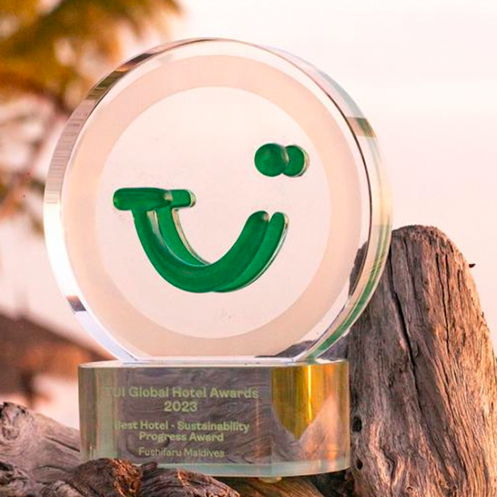 Fushifaru Maldives Wins 'Best Hotel Sustainability Progress' Award at TUI Global Hotel Awards
