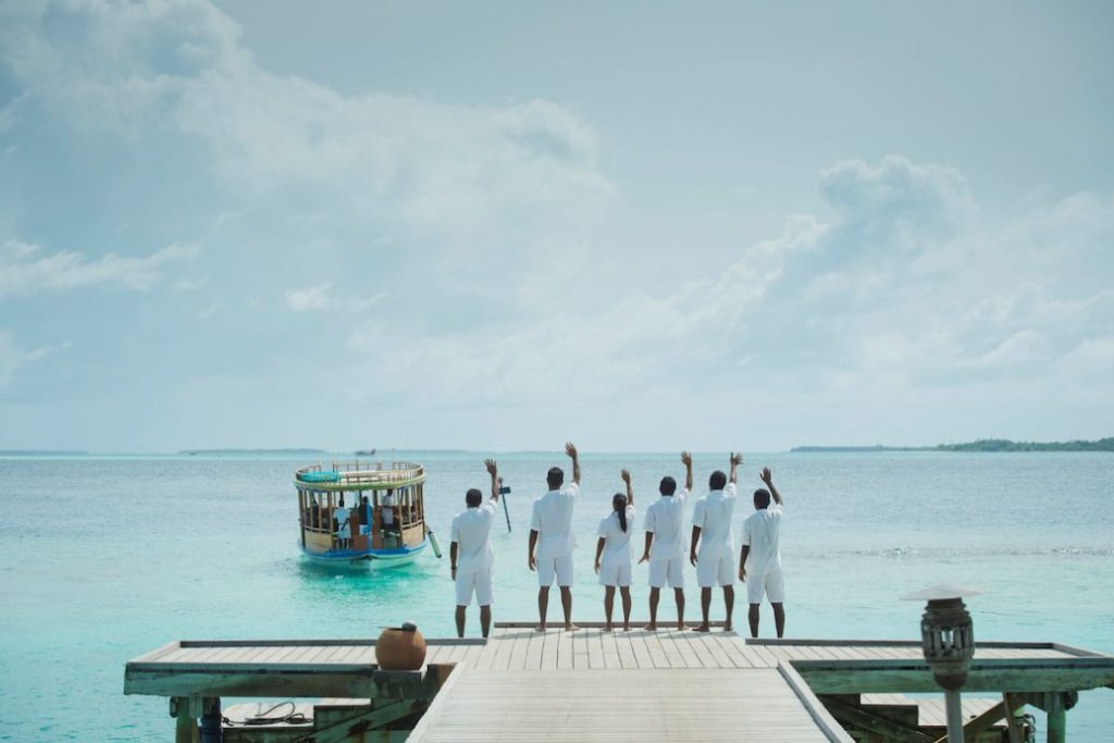 Soneva Fushi team goodbye