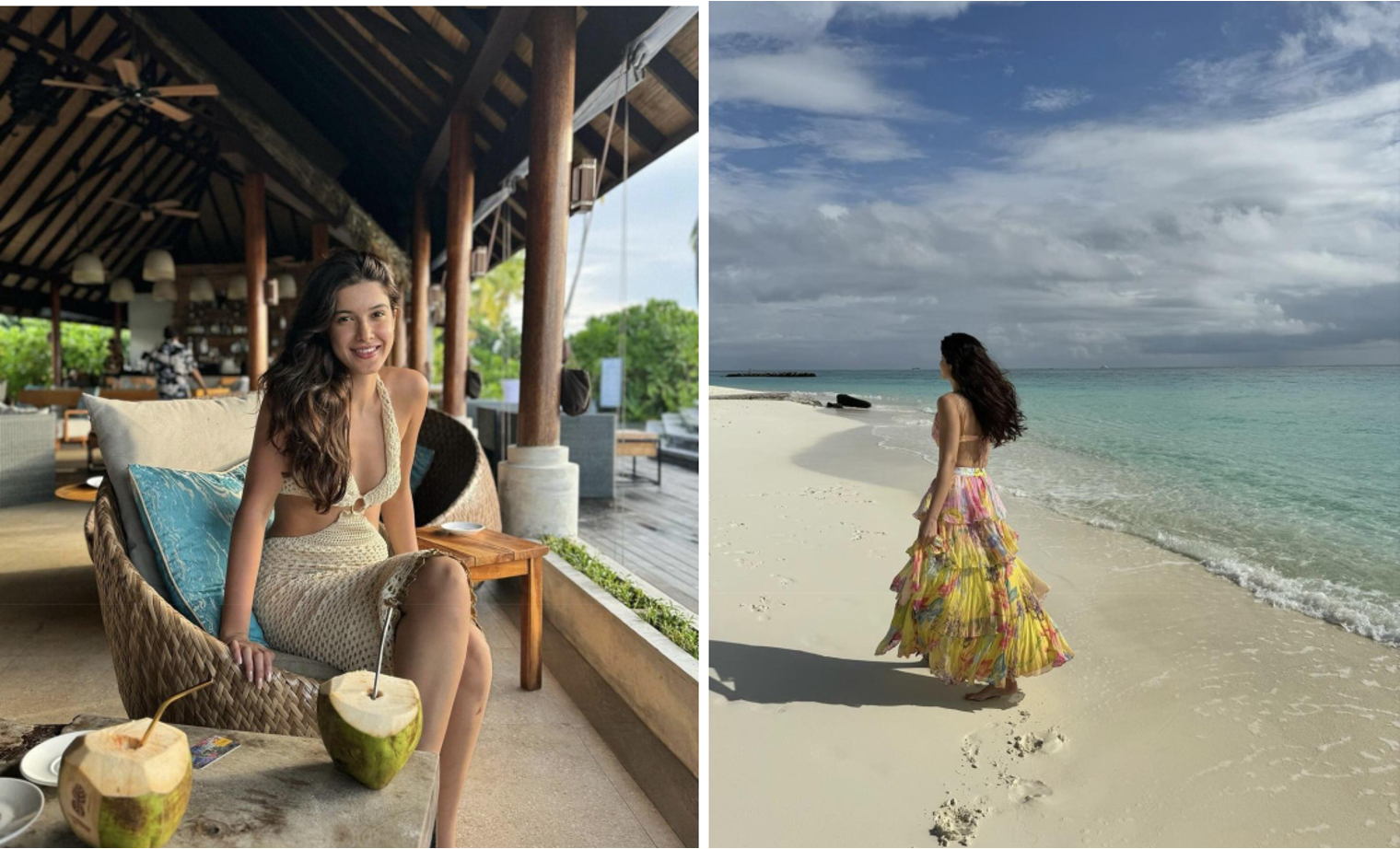 Bollywood star Shanaya Kapoor vacations at Fushifaru Maldives ...