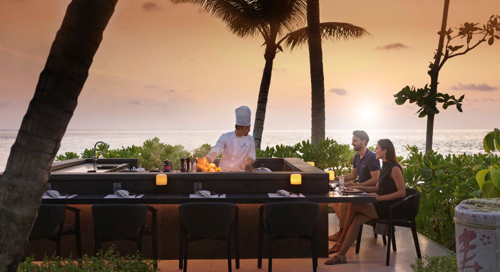 The Ritz Carlton Maldives Iwau Dinner