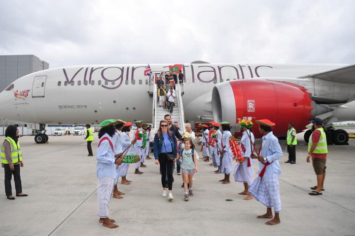 Virgin Atlantic Tourist Arrival