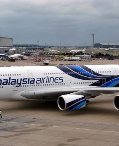 78794 Malaysia Airlines A380841 9mmna Pushback At London Heathrow Airport 223279