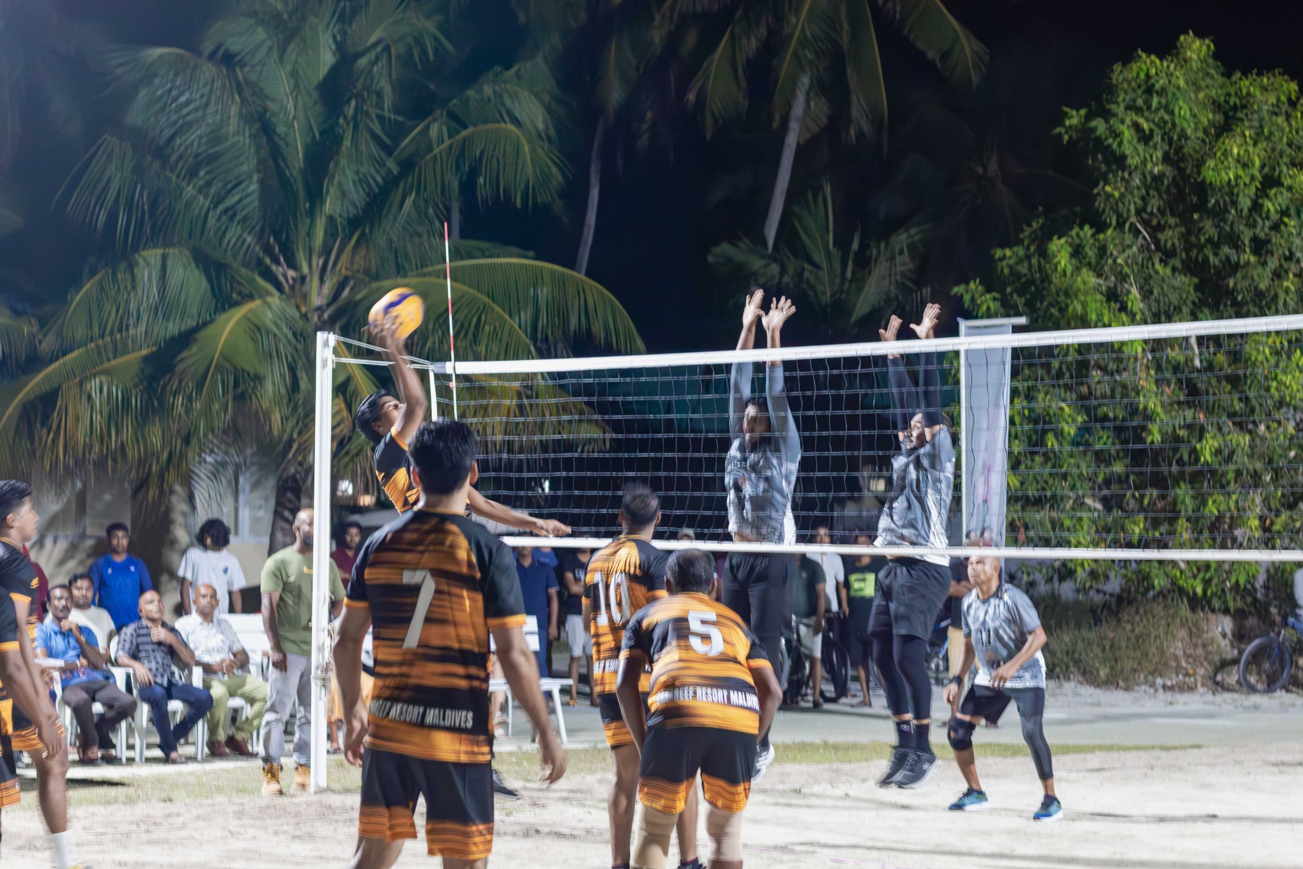 Canareef Resort marks Independence Day with volleyball match