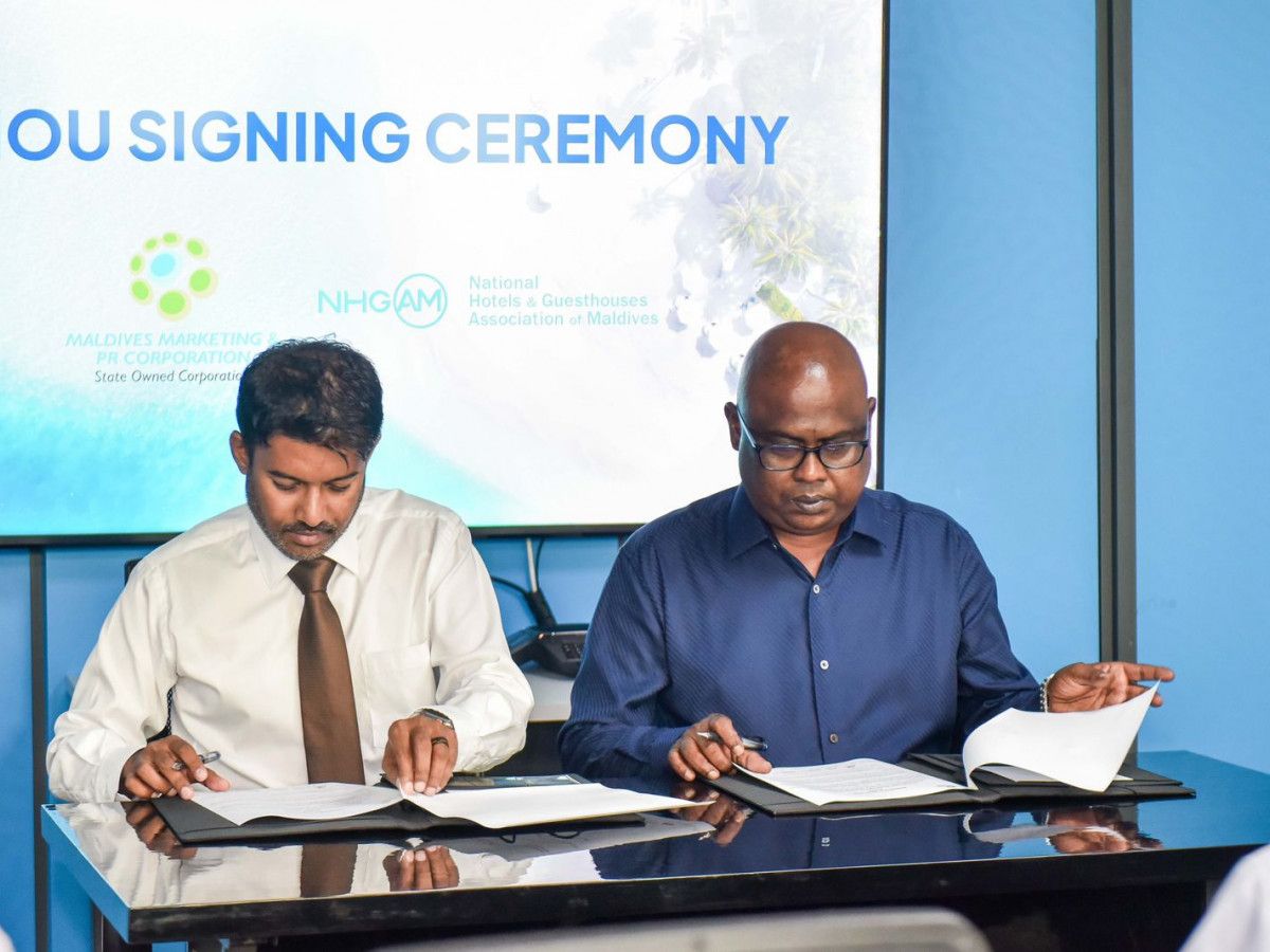 Visit Maldives, NHGAM sign agreement to promote Maldives