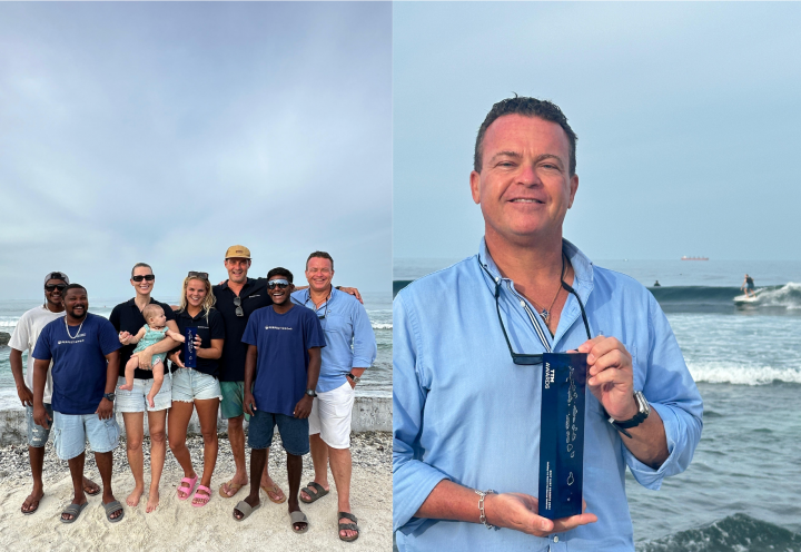 Mark Eletr, General Manager, Holiday Inn Resort Kandooma Maldives Thrilled With “best Surf Resort” Award 2024 Celebrates With Perfect Wave Onsite Team