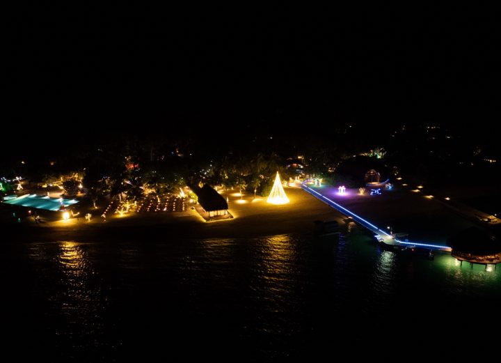 Batch Angsana Velavaru Christimas Tree Night Landscape