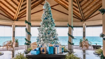 Hilton Maldives A Christmas Welcome At Reception 1024x683