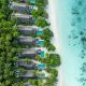 Dusit Thani Maldives Accommodation Beach Villa Exterior Aerial 8