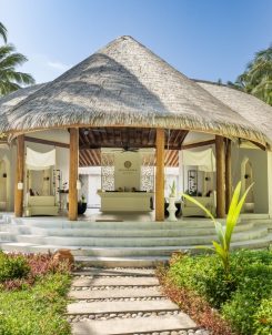 Batch Dusit Thani Maldives Spa Reception Entrance