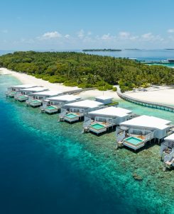 Batch Amilla Reef Water Pool Villas Aerial