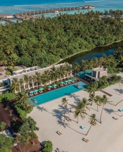 Batch Pullman Maldives Maamutaa Main Pool Aerial