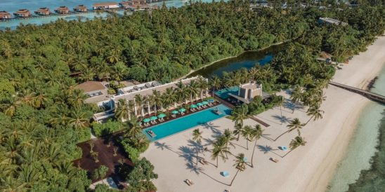 Batch Pullman Maldives Maamutaa Main Pool Aerial