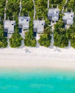 Alila Kothaifaru Maldives Aerial Shot Beach Villa
