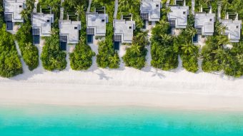 Alila Kothaifaru Maldives Aerial Shot Beach Villa