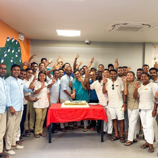 Alila Kothaifaru Maldives 3rd Anniversary Cake Cutting