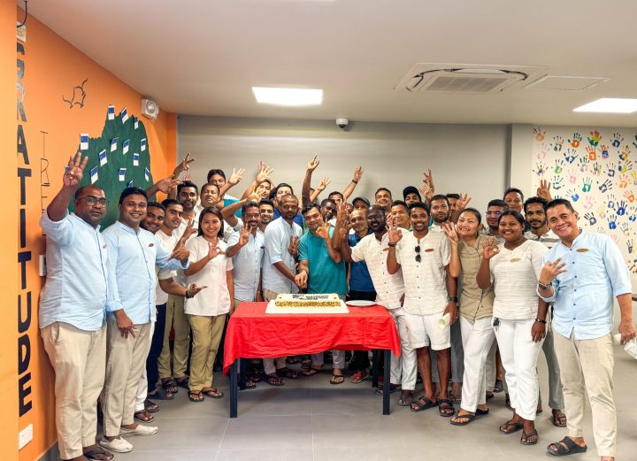 Alila Kothaifaru Maldives 3rd Anniversary Cake Cutting