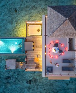Angsana Velavaru Roof Top Dinner Proposal Aerial