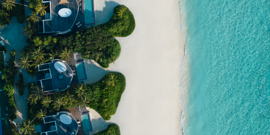 Jumeirah Olhahali Island Aerial Beach Villas
