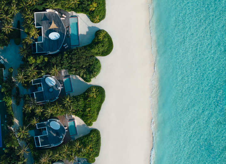 Jumeirah Olhahali Island Aerial Beach Villas