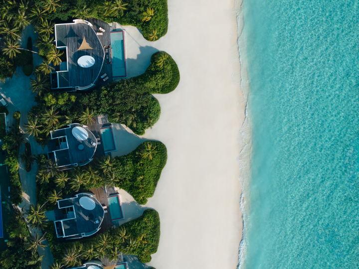 Jumeirah Olhahali Island Aerial Beach Villas