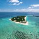 Alila Kothaifaru Maldives Island Aerial Shot Side Angle
