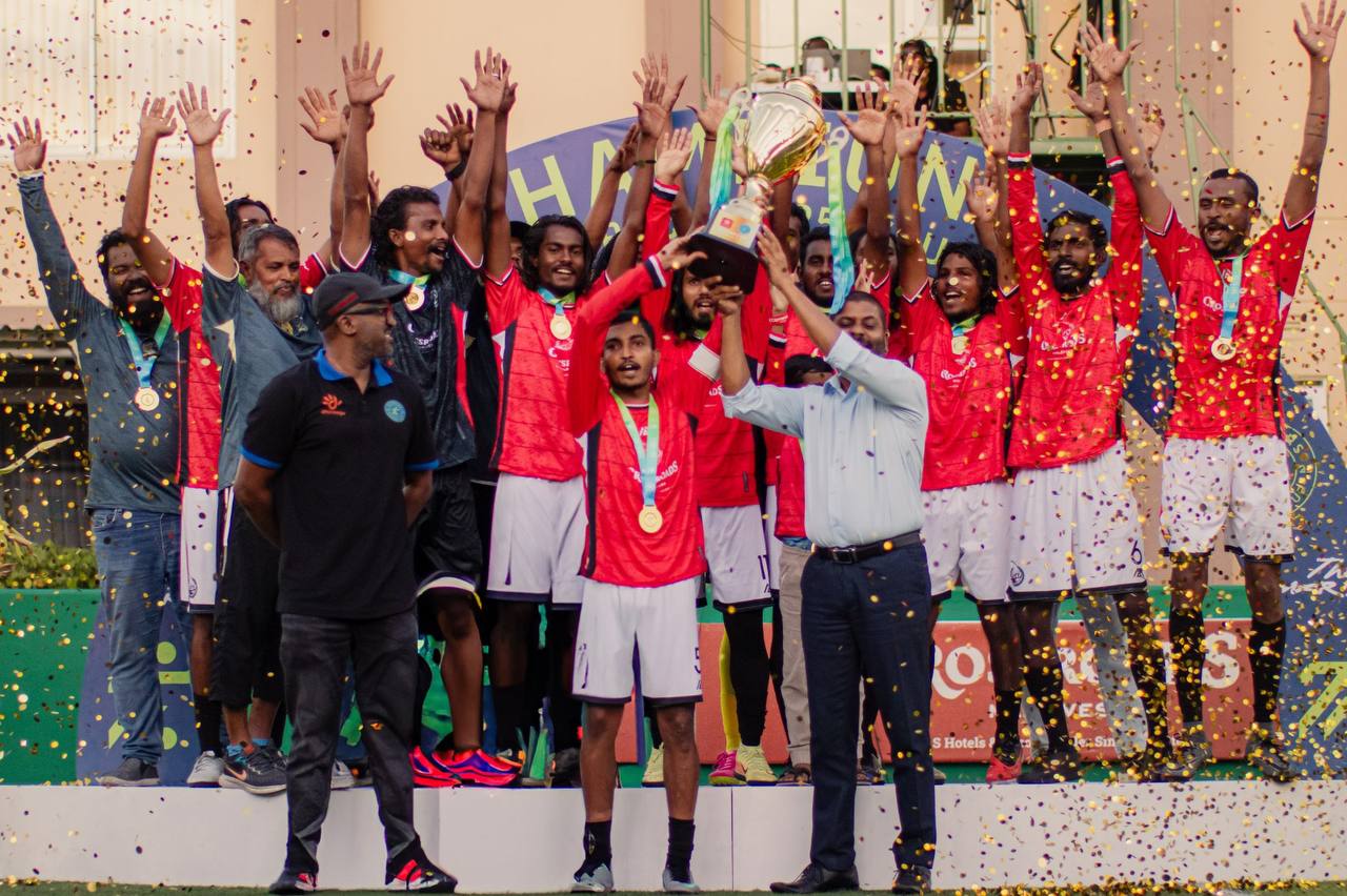 Marina wins South Kaafu Final of Tekkers Dhiraagu Resort Cup 2025