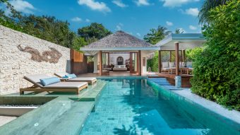 Batch 01. Hero Beach Pool Villa Exterior Anantara Kihavah