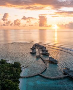 Soneva Fushi Sunrise At The Water Retreats Image Credit Julia Neeson @julesandbeyond For Soneva.