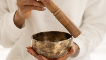 Red & Blue New Year Sound Healing Workshop Instagram Post