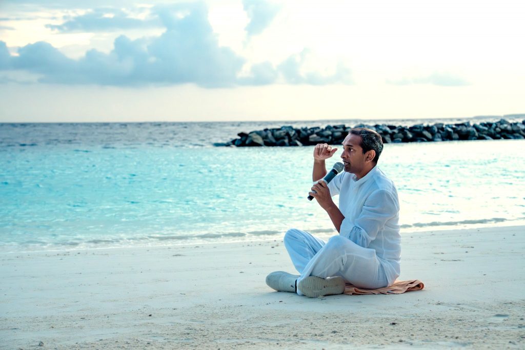 Sunset Guided Meditation At Sun Siyam Iru Veli