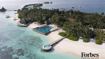 Huvafen Aerial Forbes Travel Guide