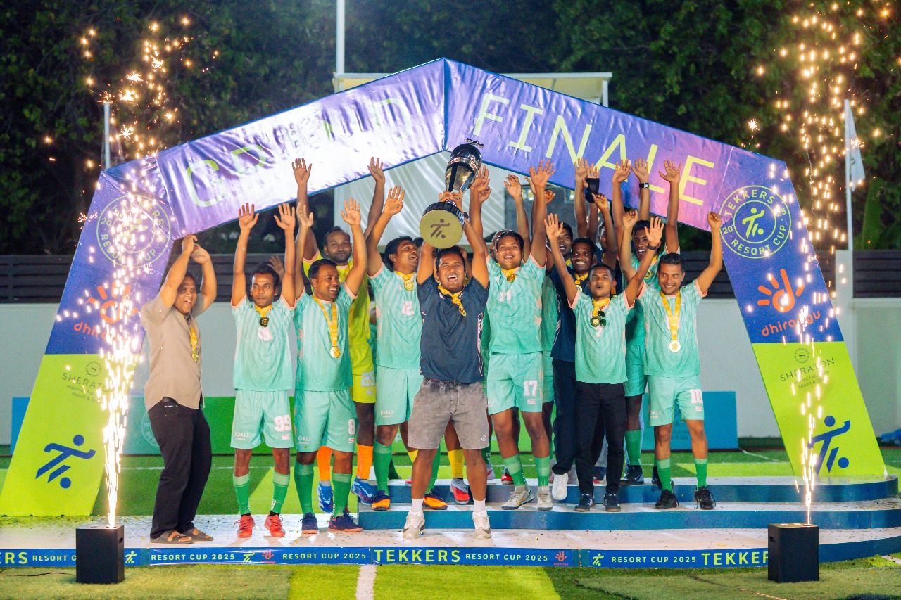 JOALI Maldives crowned champions of Tekkers Dhiraagu Resort Cup 2025