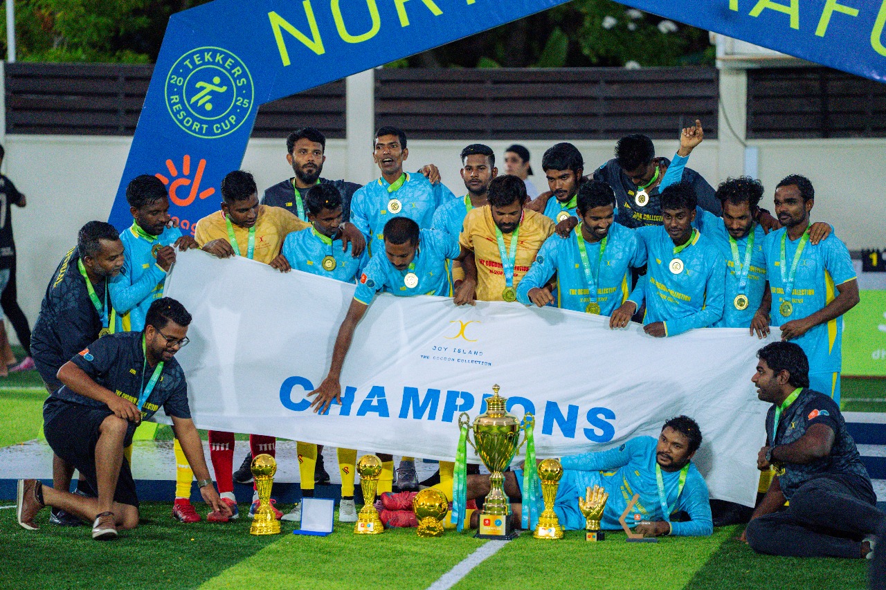 Tekkers Dhiraagu Resort Cup 2025: Joy Island Maldives triumphs as North Kaafu Zone champions