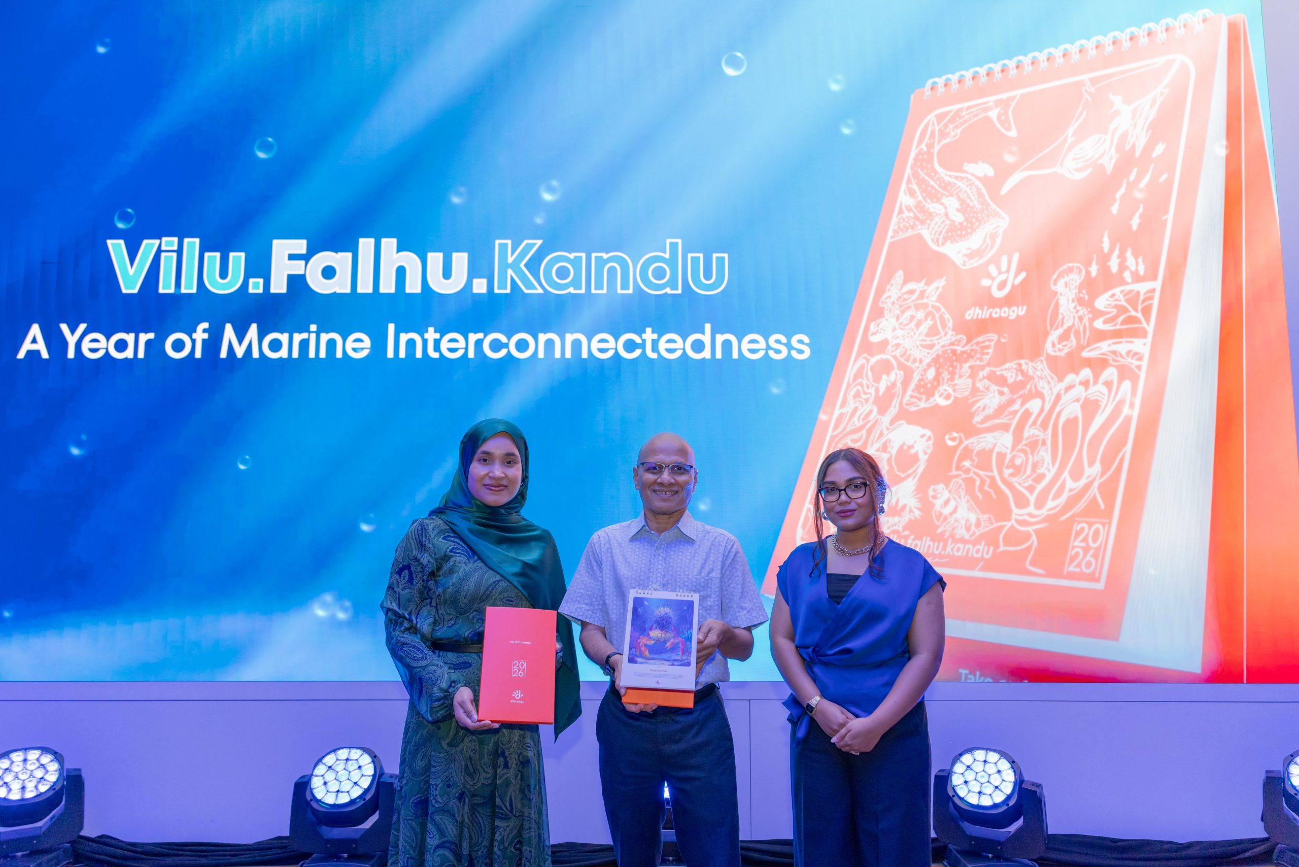 Dhiraagu unveils calendar 2026: Parallel between marine interconnectedness and Maldives’ connection
