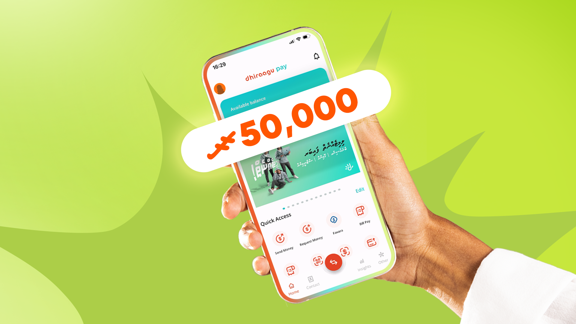 Download, register, win: DhiraaguPay offers MVR 50,000 prize