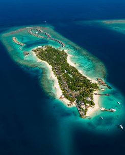 Ozen Reserve Bolifushi Island Aerial 3
