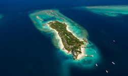 Ozen Reserve Bolifushi Island Aerial 3
