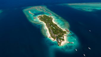 Ozen Reserve Bolifushi Island Aerial 3