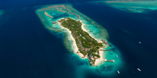Ozen Reserve Bolifushi Island Aerial 3
