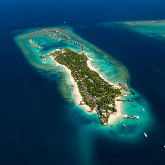 Ozen Reserve Bolifushi Island Aerial 3