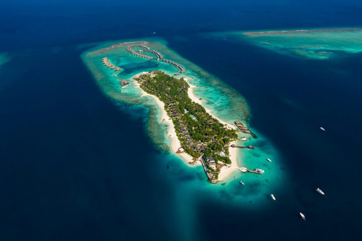 Ozen Reserve Bolifushi Island Aerial 3