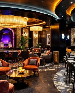 Luxurious Hotel Bar Lounge