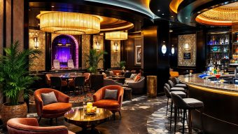 Luxurious Hotel Bar Lounge