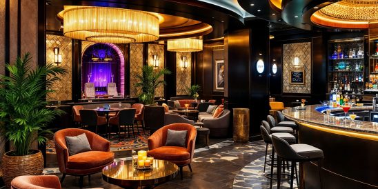 Luxurious Hotel Bar Lounge